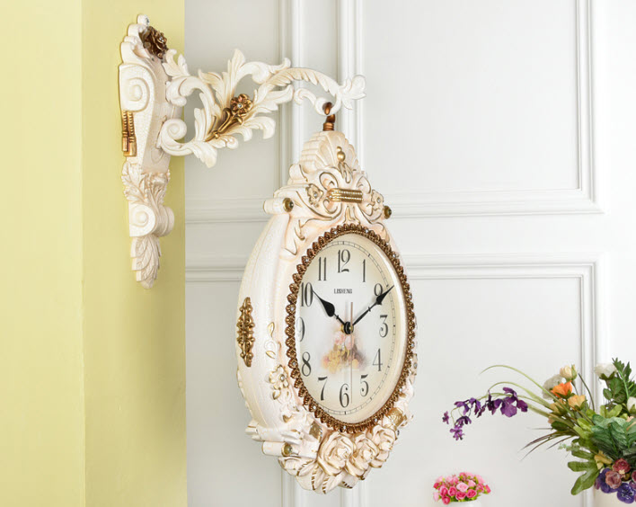 Đồng hồ treo tường 2 mặt Minaikea B8213