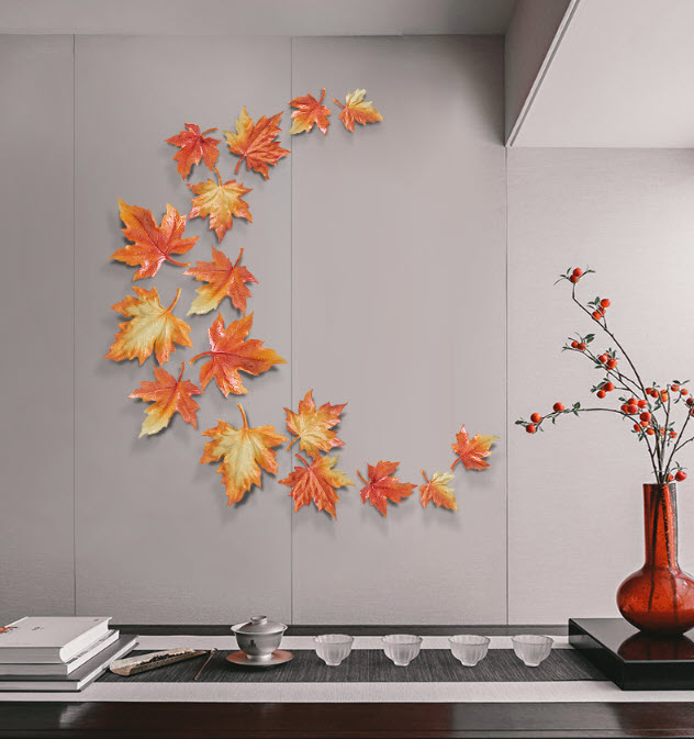 Đồ trang trí tường chiếc lá 3D ArtTime DIY19007