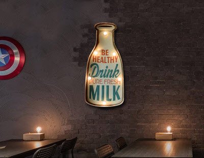 Phụ kiện trang trí quán cafe nhà hàng Mulin FML04A