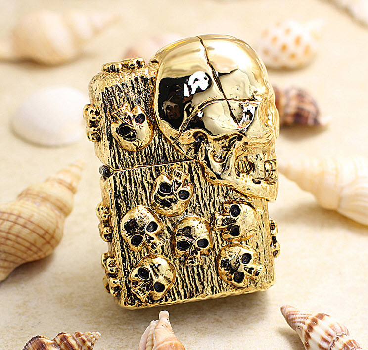 Bật lửa hộp quẹt Zippo mạ vàng ZBT3185A