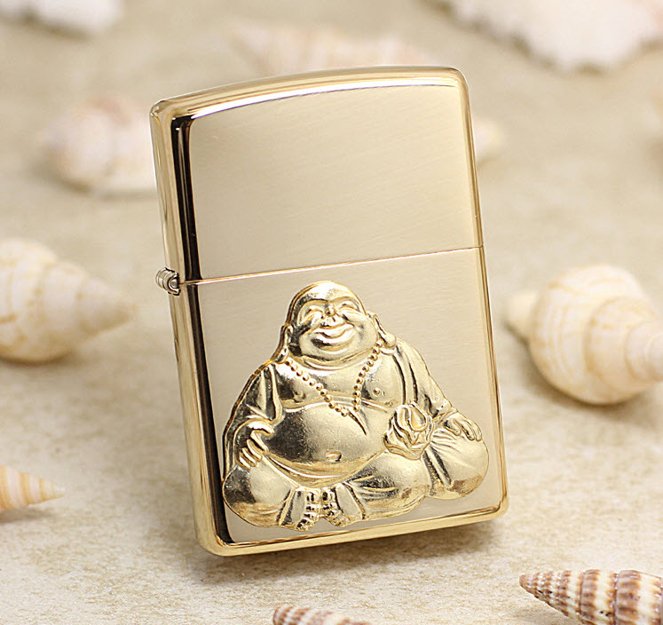 Bật lửa hộp quẹt Zippo mạ vàng ZBT29626