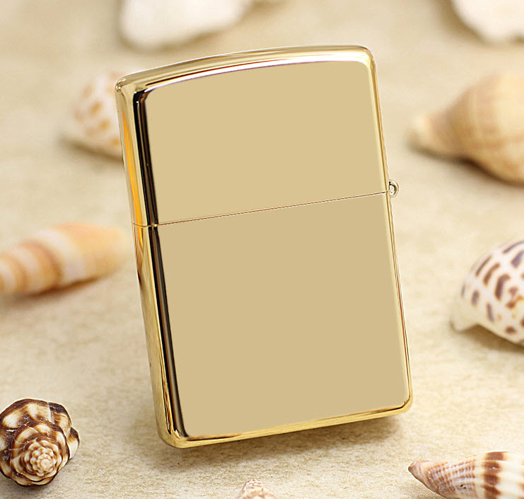 Bật lửa hộp quẹt Zippo mạ vàng ZBT29626
