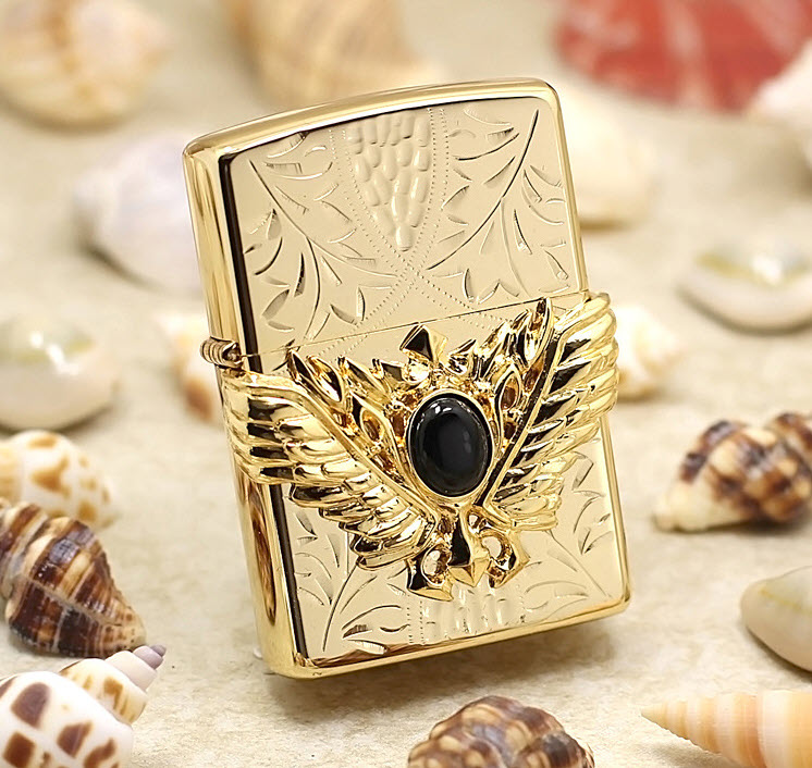 Bật lửa hộp quẹt mạ vàng Zippo ZBT57D