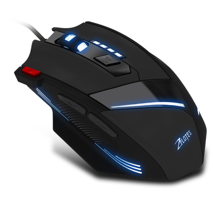 Chuột vi tính chơi game có dây Zelotes T60