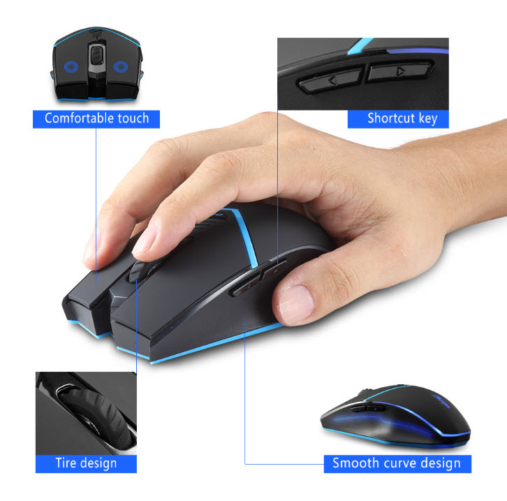 Chuột vi tính không dây Zelotes F12