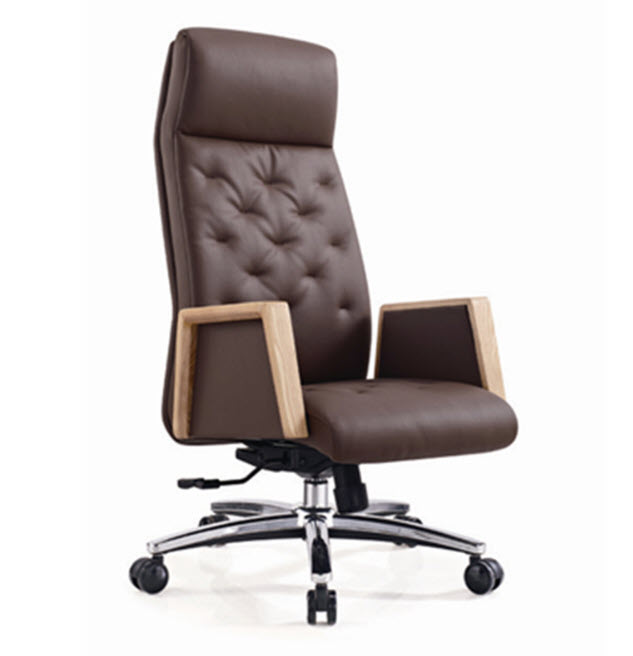 Ghế văn phòng bọc da lưng dựa Leadou A835
