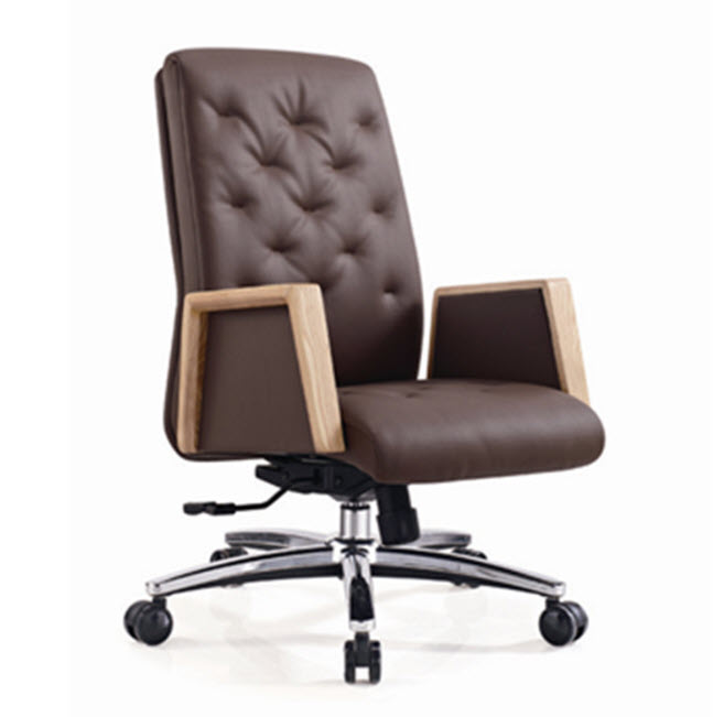 Ghế văn phòng bọc da lưng dựa Leadou A835