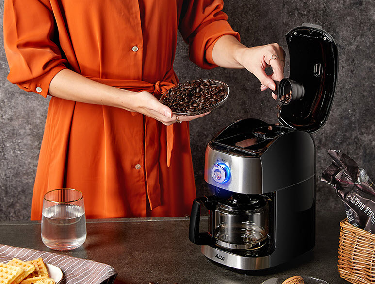 Máy pha cà phê pha trà bán tự động ACA DA075D