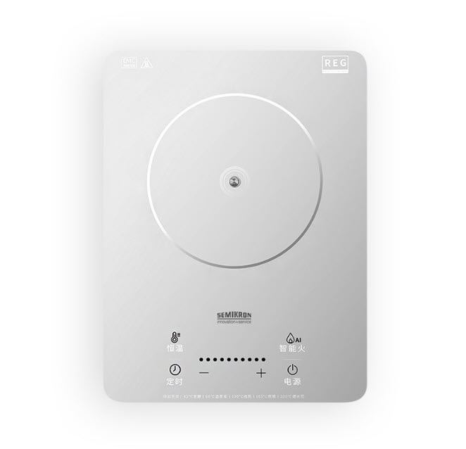 Bếp từ gia đình 2200w Semikron RJ2202