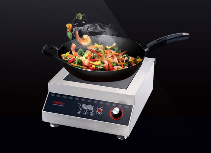 Bếp từ công nghiệp mặt phẳng 3500w Semikron WP01
