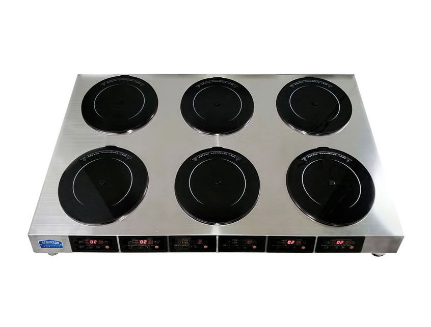 Bếp từ công nghiệp 6 bếp Semikron BZL6