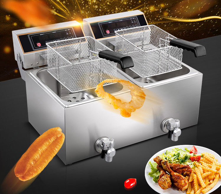 Bếp chiên nhúng bằng điện Lecon EF101GZ