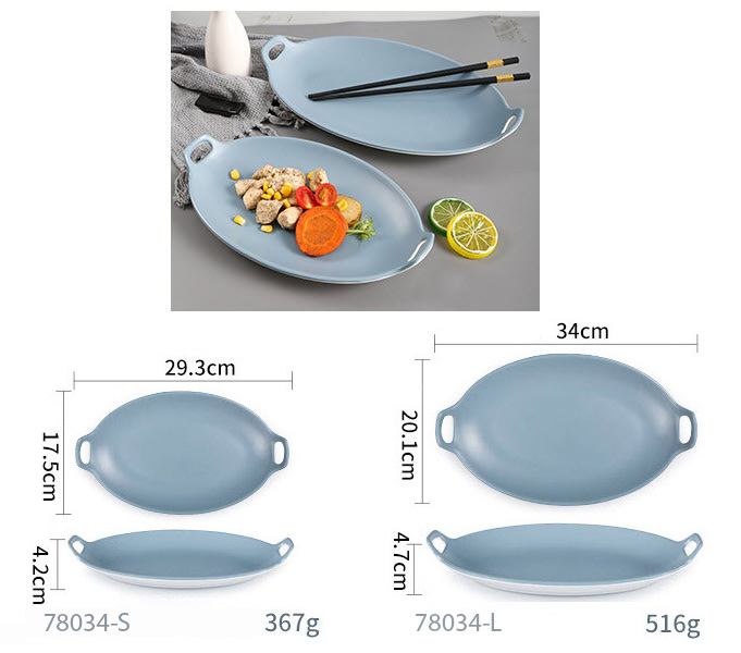 Dĩa thố khay melamine đựng thức ăn Move M02806