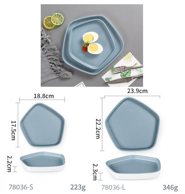 Dĩa thố khay melamine đựng thức ăn Move M02806