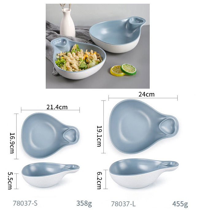 Dĩa thố khay melamine đựng thức ăn Move M02806