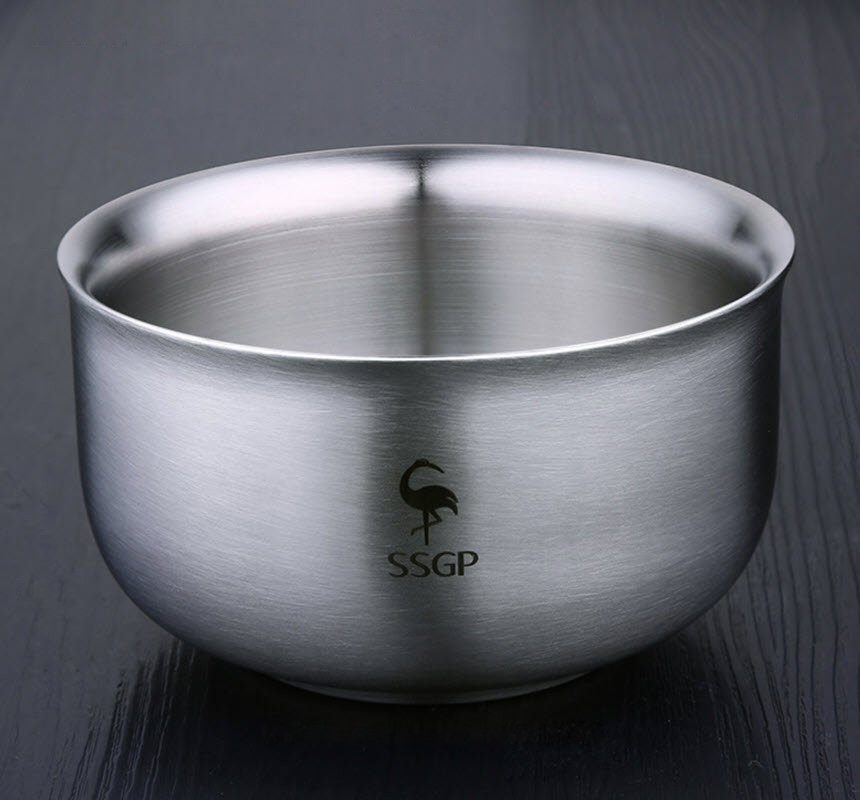 Chén inox 304 cách nhiệt 2 lớp SSGP SS0125
