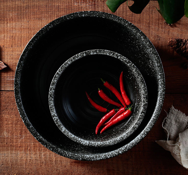 Tô sứ porcelain đựng mì thức ăn nhà hàng Lisa LIS054