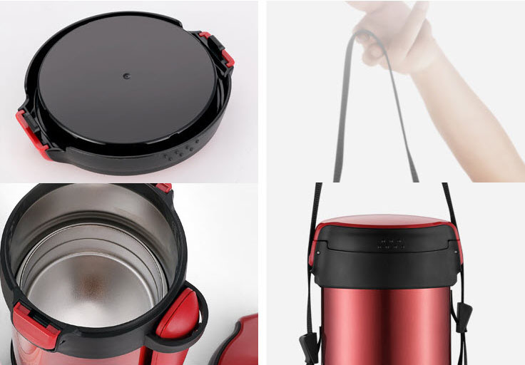 Hộp cơm giữ nhiệt 3 ngăn 2L2 Teahoo TH66139