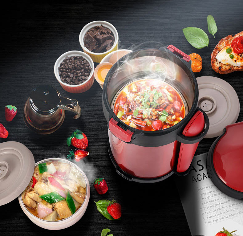 Hộp cơm giữ nhiệt 3 ngăn 2L2 Teahoo TH66139