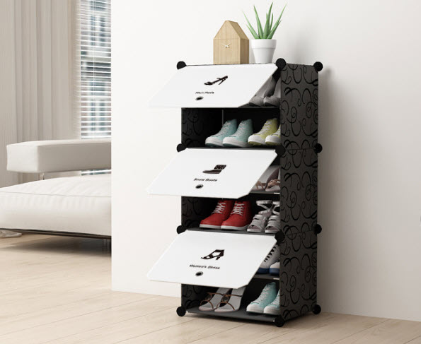 Tủ đựng giày lắp ráp nhiều ngăn Vanden VD023