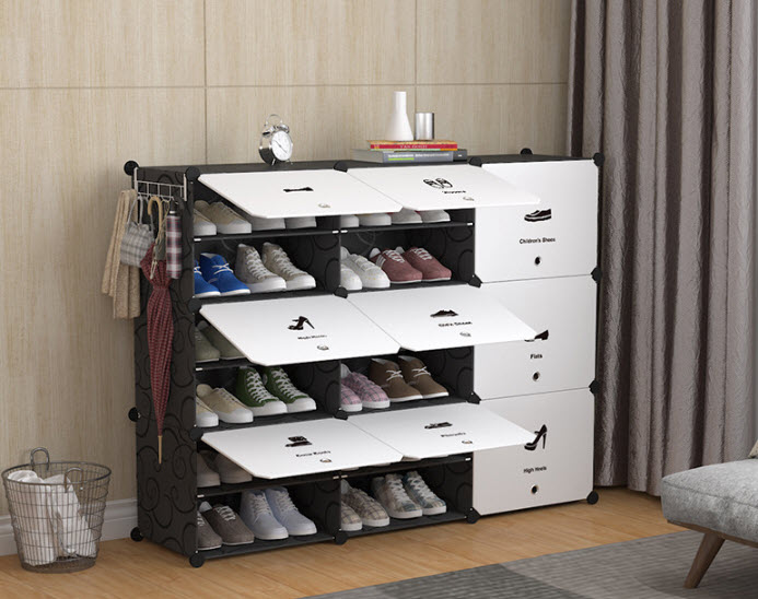 Tủ đựng giày lắp ráp nhiều ngăn Vanden VD023