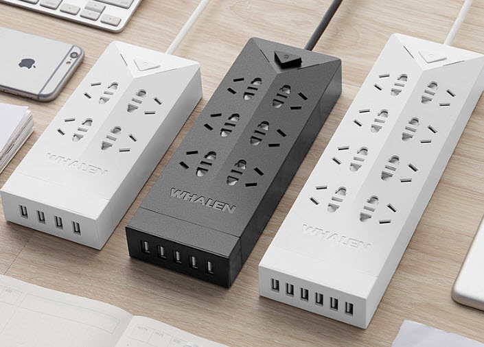 Ổ cắm điện kèm USB Whalen C3110