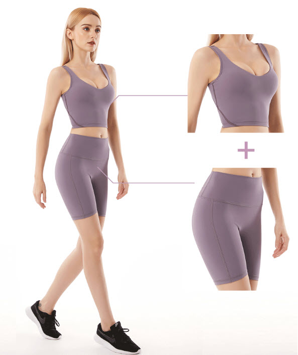 Bộ quần áo tập gym nữ tôn dáng Jian F139140