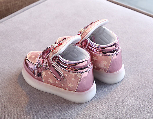 Giày sneaker bé gái 13 - 18cm Yiwu YW9596