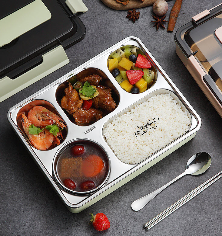 Hộp đựng cơm 5 ngăn khay cơm phần Vandhome A07287