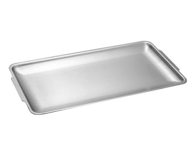 Dĩa inox đựng topping đồ nướng đồ chiên, topping lẩu trưng bày thức ăn KRP001