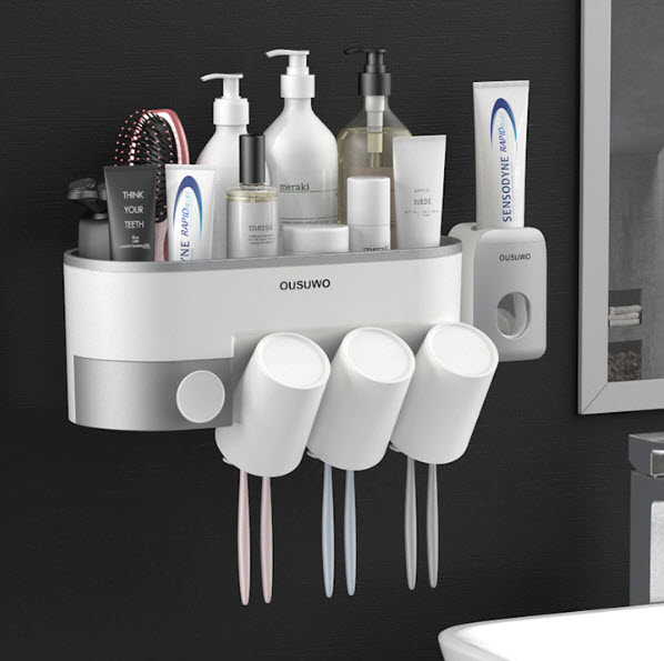 Kệ đựng mỹ phẩm bàn chải đánh răng Ousuwo OSW01