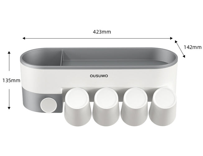 Kệ đựng mỹ phẩm bàn chải đánh răng Ousuwo OSW01