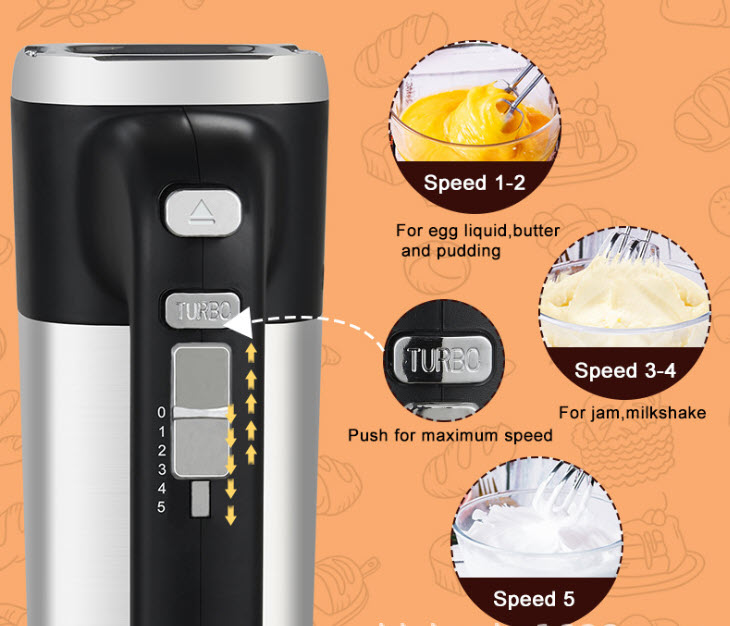 Máy đánh trứng cầm tay 500w BioloMix BM678S