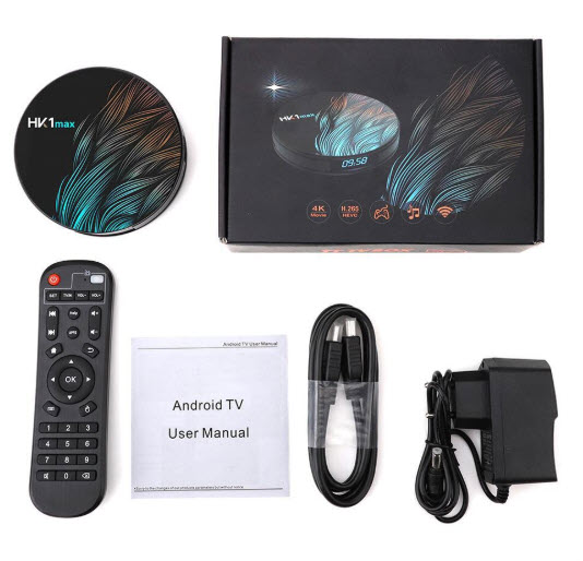 Android TV box 128Gz Ram 4Gz HK1Max RK3318