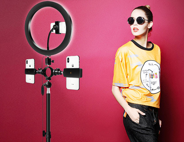Đèn led livestream 26cm Doled DLL26