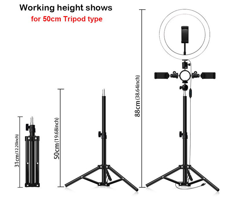 Đèn led livestream 26cm Doled DLL26