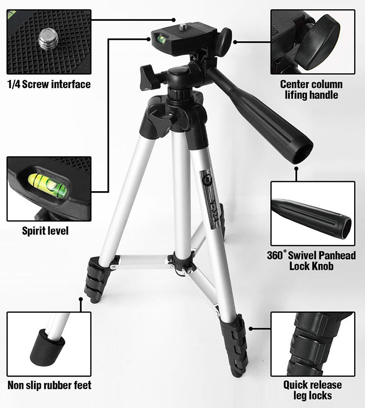 Đèn led livestream 16-26cm remote Doled DLSS26