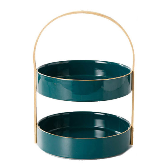 Kệ đựng trái cây bánh kẹo 2 tầng William HS4033
