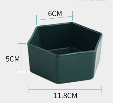 Khay đựng bánh kẹo trái cây topping uống trà 3 ngăn để bàn YXK04