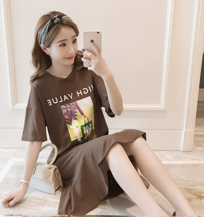 Đầm suông thun cotton đuôi cá 45kg tới 75kg SisterD3355.