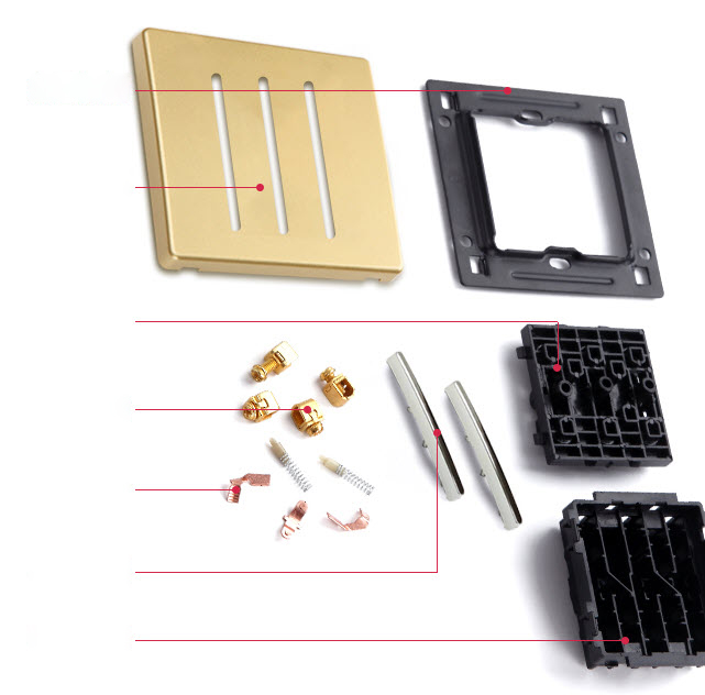 Công tắc ổ cắm điện Hunton KT101