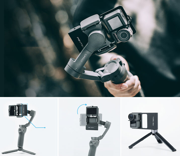 Giá gắn Osmo camera mobile PgyTech POG020