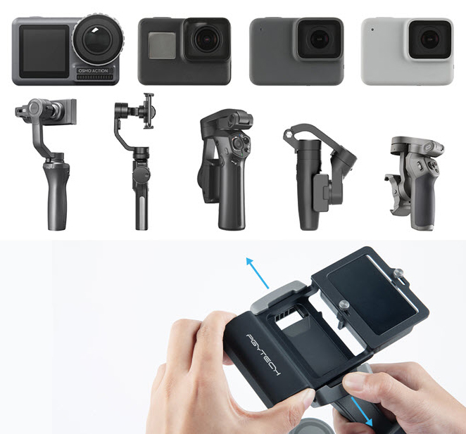 Giá gắn Osmo camera mobile PgyTech POG020
