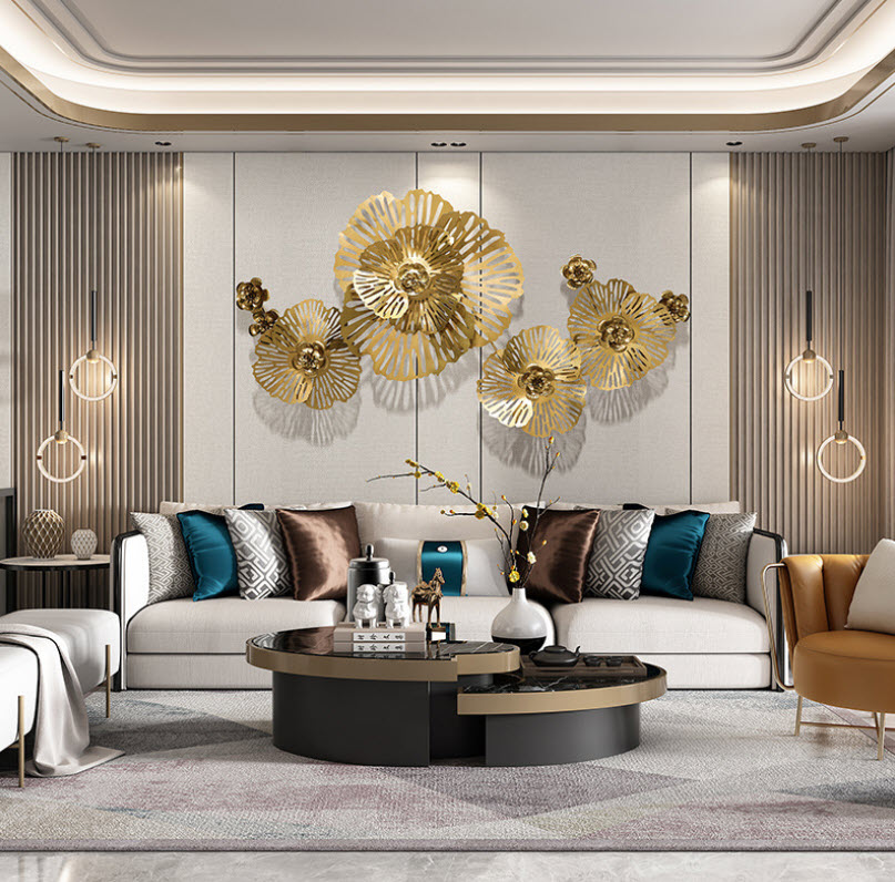 Khung trang trí tường Hoa Art 3D MingDu MDA0402