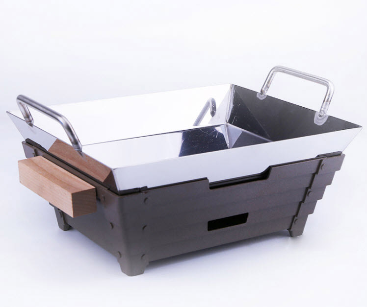 Khay hấp cá kèm bếp cồn hâm nóng hải sản các món ăn buffet OG7811B