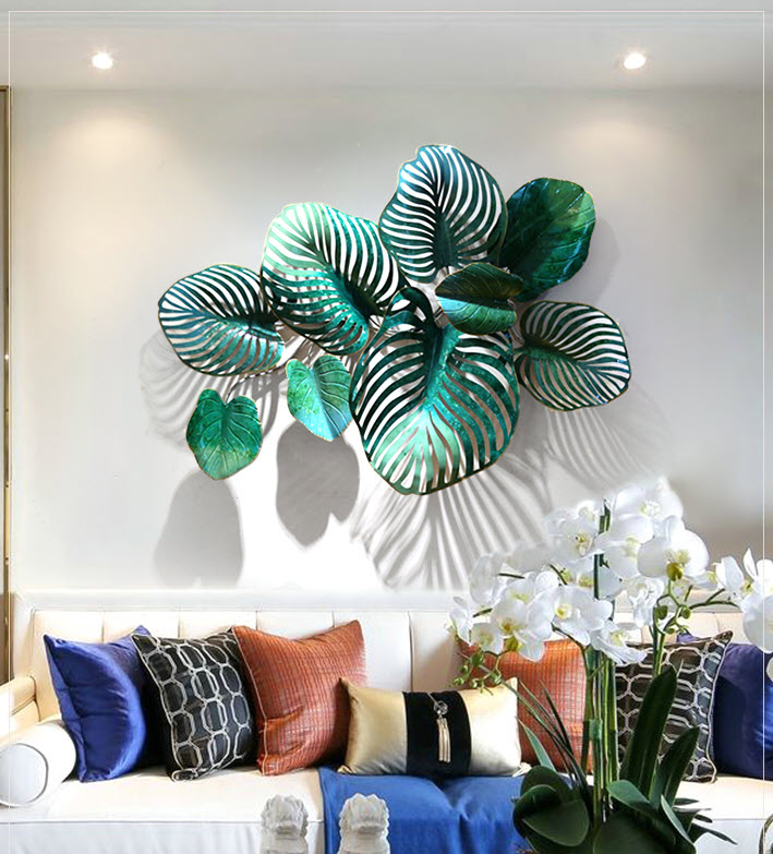 Khung trang trí tường chiếc lá Snnei SM4157