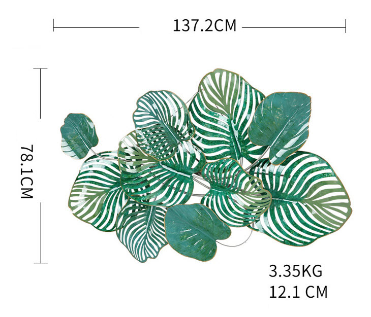 Khung trang trí tường chiếc lá Snnei SM4157