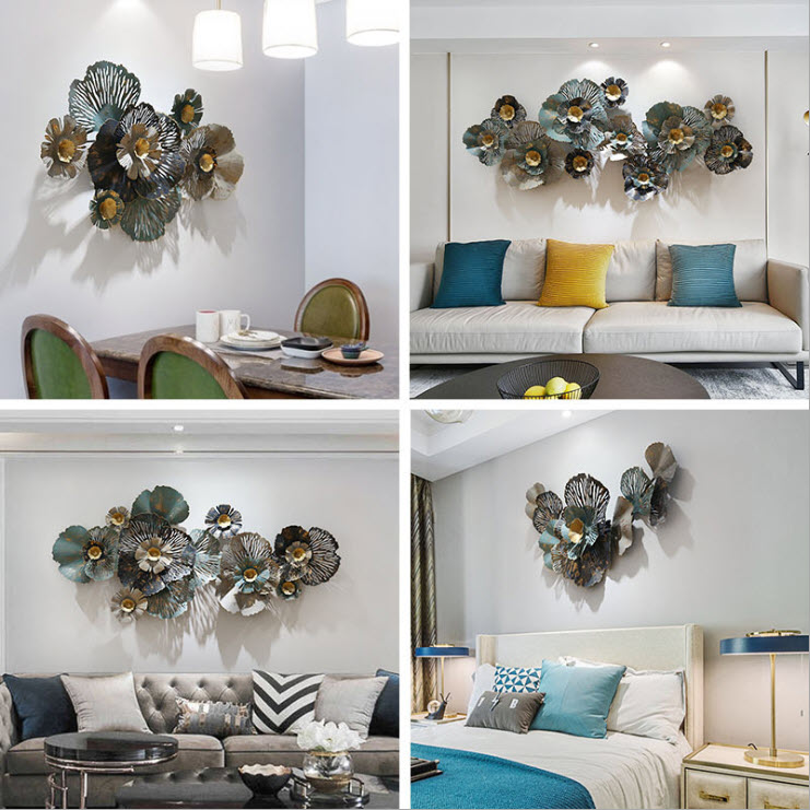 Hoa 3D art trang trí tường Snnei SM4676
