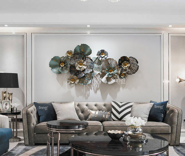 Hoa 3D art trang trí tường Snnei SM4676