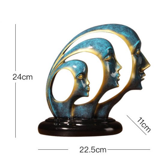 Đồ trang trí để bàn The face Goodluck GW2054